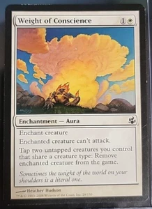 MTG Weight of Conscience Morningtide 28/150 Regular Common - Picture 1 of 2