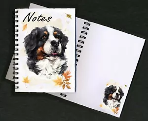 Bernese Mountain Dog Notebook/Notepad + small image on each page by Starprint - Picture 1 of 1