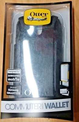 OtterBox Commuter Wallet w/Card Slot Hard Shell Case for Samsung Galaxy S4 Black - Image 1 of 4