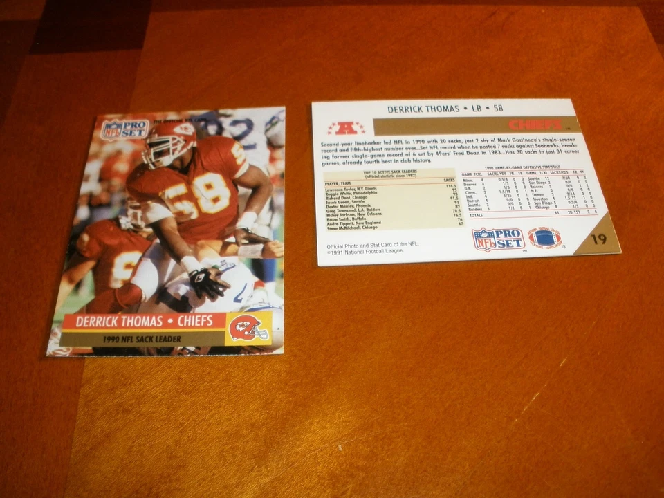 1991 Pro Set Football Set Break (#251-500) .99 Singles-Qty. Discounts - Image 1 of 1