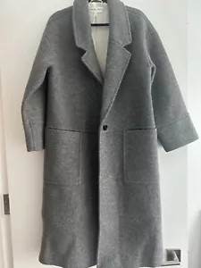 A Piece Apart women's gray belted wool VITA oversized coat, NWT, new, M $895+ - Picture 1 of 7