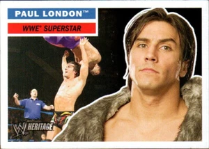 Tarjeta de lucha libre Topps Heritage 2005 #5 de Paul London - Imagen 1 de 2