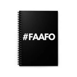 FAAFO Find Out Spiral Notebook - Ruled Line - Picture 1 of 6