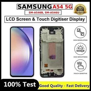 Repuesto Pantalla para Samsung A54 5G Pantalla LCD Pantalla Táctil Conjunto + Marco - Imagen 1 de 1