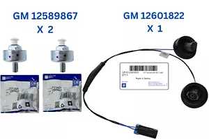12589867 Genuine GM Chevrolet Cadillac GMC knock sensor and harness 12601822 - Picture 1 of 3