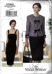 Vestido y chaqueta Vogue con patrón V7900 - la mujer Vogue - Imagen 1 de 8