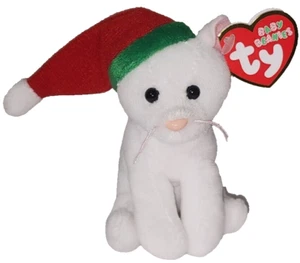 Ty Holiday Baby Beanie TWINKLING die Katze (4 Zoll) NEU NEU MIT ETIKETT Ornament Stofftier - Bild 1 von 8