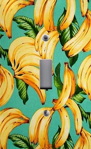 Light Switch Plate Outlet Covers~TROPICAL DECOR ~ BUNCH OF YELLOW BANANAS - Picture 1 of 26