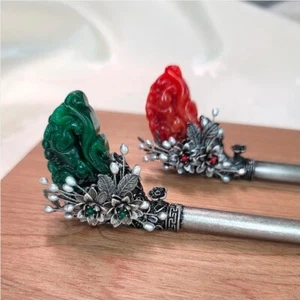 Hair ornaments suitable for Korean traditional hanbok, Jade hair ornament - Picture 1 of 10