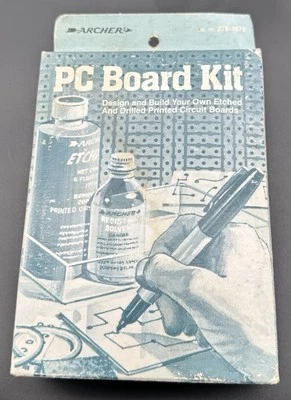 NOS RadioShack PC Board Kit - Design & build etched & drilled 276-1576 - Image 1 of 3