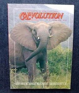 Coevolution Quarterly Book with Elephant Cover by Alex Grey Stewart Brand - Picture 1 of 4