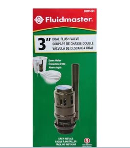 DUAL Spülventil 3 Zoll Schwarz Kunststoff DUAL Spül Umbauventil für 3 Zoll dual.. - Bild 1 von 4