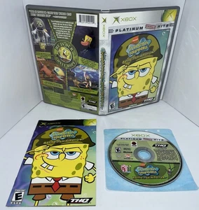 SpongeBob SquarePants Battle For Bikini Bottom Xbox OG Complete CIB w/ Manual - Picture 1 of 5