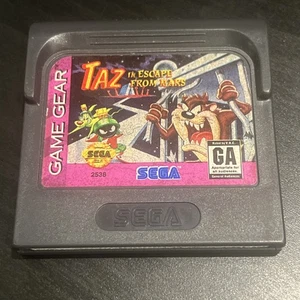TAZ IN ESCAPE FROM MARS (Sega Game Gear) Authentic Video Games Sega Games Vintage - Bild 1 von 2