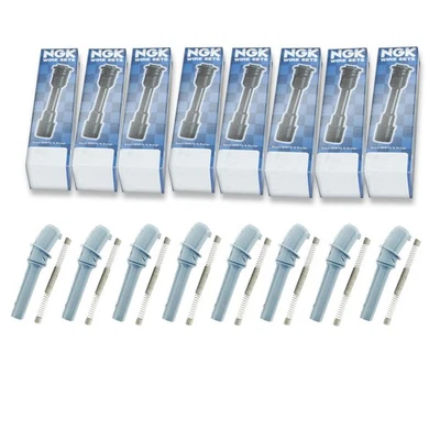 Bota de bobina de encendido NGK de 8 piezas para Ford E-150 Econoline Club Wagon 1997-2002 jn Foto 1 de 4