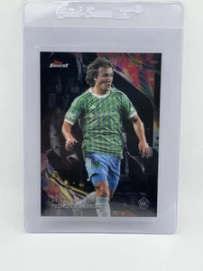 2024 Topps Finest MLS Pedro De La Vega Black Refractor /10 Rookie Sounders - Picture 1 of 2