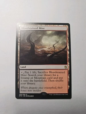 Bloodstained Mire Khans of Tarkir Regular Magic the Gathering MTG - Image 1 of 3