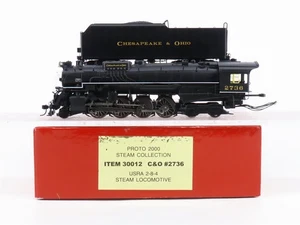 HO Proto 2000 Heritage 30012 C&O Chesapeake & Ohio 2-8-4 Steam #2736 - DCC Ready - Picture 1 of 21