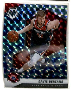 2020-21 Panini Mosaic Reactive Blue Davis Bertans Washington Wizards #10 - Picture 1 of 2