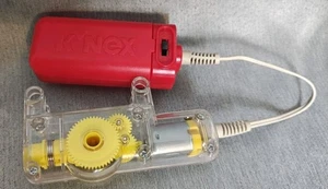 K'NEX Motor Power Pack Tethered Short Cable Yellow Gears - Tested, Works - Picture 1 of 6