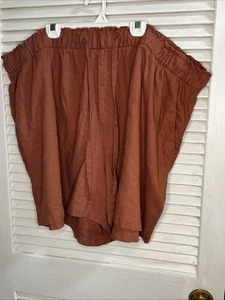 AVA AND VIV Linen and Rayon shorts, 3X, Classic, Preppy, Casual, Comfort, Plus - Picture 1 of 4