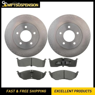 Pastilla de freno de cerámica con rotor de disco delantero para Chrysler Concorde Intrepid 1993-1996 3,3 L Foto 1 de 4