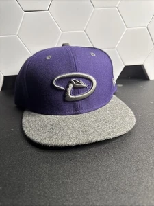 Cappello Arizona Diamondbacks New Era 9FIFTY Snapback 100% lana su orlo - Foto 1 di 7