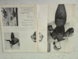 1954 Damen Swansdown Anzüge Mantel Jean Patchett zweiseitig Vintage Mode Anzeige - Bild 1 von 1