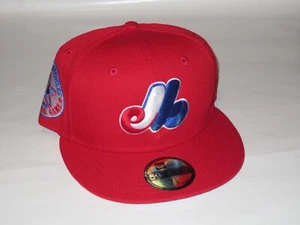 Parche lateral Montreal Expos All Star Game rojo New Era 59Fifty 7 1/8 ¡NUEVO! Hat Club - Imagen 1 de 3