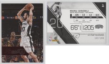 2015-16 Panini Prestige Bonus Shots Red /199 Manu Ginobili #46 HOF