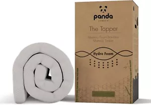 Panda Memory Foam Bamboo Mattress Topper Single Small Double Super King Bed Size - Picture 1 of 35