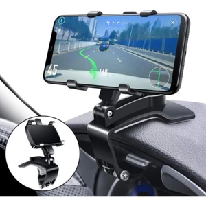 360° Clamp Dashboard Mobile In-Car Phone Holder Mount Stand Cradle GPS Universal - Picture 1 of 21