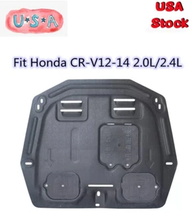 Fenders Fit Honda CR-V12-14 2.0L/2.4L Black Engine Splash Guard Mudguard Black - Foto 1 di 11