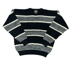 Vintage High Sierra Sweater Striped 90s Dad Sweater Sz XL Acrylic Mervyn’s - Picture 1 of 6