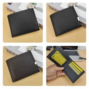 Men Short Horizontal Wallet Men's Wallet Multifunctional Lot Z5 HOT - Picture 1 of 20