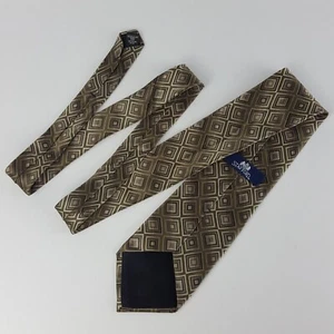 Neck Tie Stafford Green 100% Silk  - Picture 1 of 6