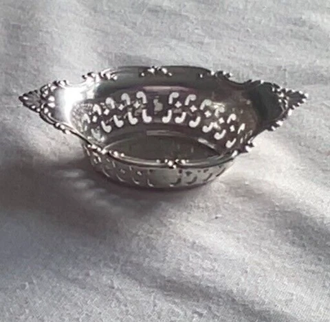 Small Antique Victorian Sterling Silver Bowl. Gorham 4780. 3" Long Oval Cover