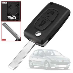 Cover Guscio Chiave CE0536 HU83 Telecomando due Tasti Key Citroen C2 C3 C4 C5 C6 - Zdjęcie 1 z 3