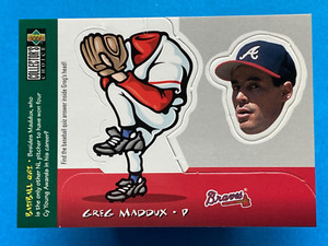 1998 Upper Deck Collector's Choice Mini Bobbing Heads Greg Maddux #6