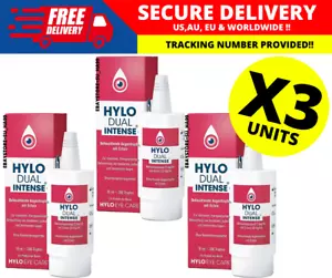 HYLO DUAL INTENSE Lubricant Eye Drops with Ectoin Ursapharm ( X 3 ) - Picture 1 of 7