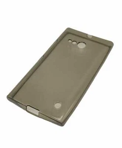 Cover per Nokia Lumia 730 – Custodia in Silicone TPU Nero Fumè Trasparente - Foto 1 di 1