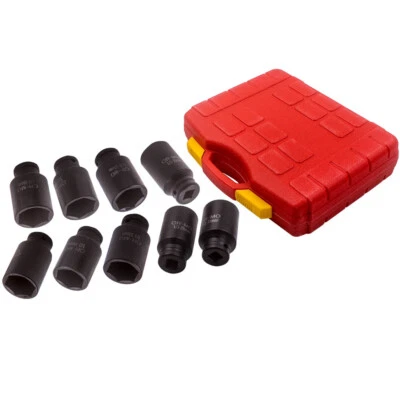 9x Deep Impact Sockets fit Air Powered & Battery Powered Impact Tools/Wrenches - Image 1 of 4