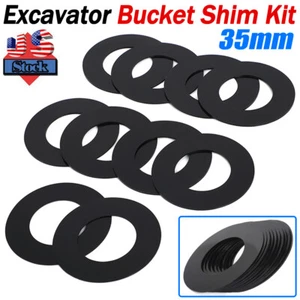 Bucket Shims Kit For 35mm Pins Excavator And Skid Steer Cat Bobcat Deere Komatsu - Picture 1 of 11