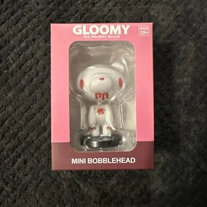 GLOOMY THE NAUGHTY GRIZZLY BEAR BLANCO MINI BOBBLEHEAD FIGURA DE JUGUETE CULTUREFLY NUEVO - Imagen 1 de 6