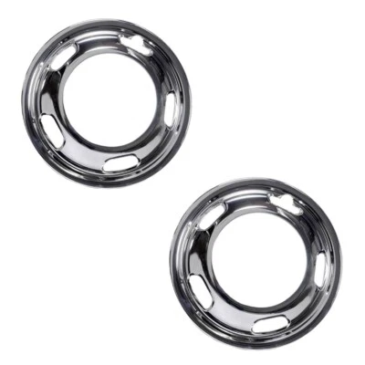 (2) Nuevas cubiertas de simuladores de rueda delantera cromadas de 17" para Dodge Ram 3500 19-24 doble Foto 1 de 2