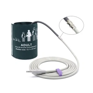 Sino-K Hose and Reusable NIBP cuff adult single tube with bag connector 25-35cm - Picture 1 of 7