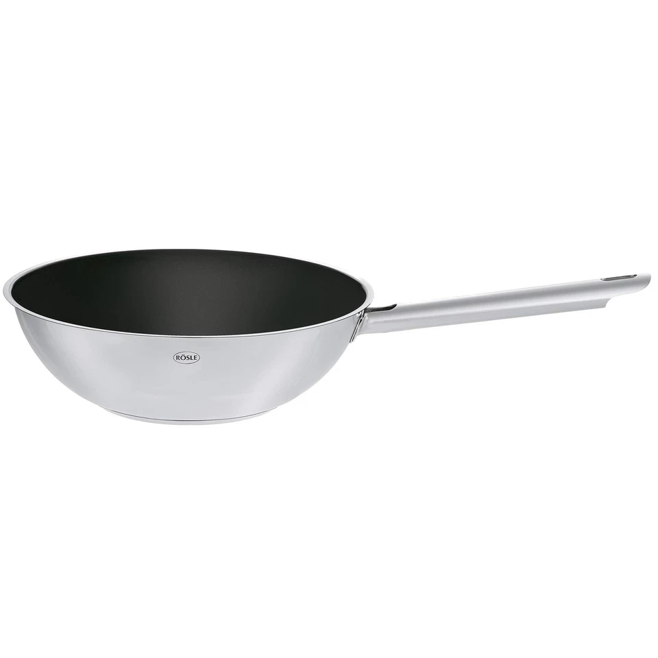 RÖSLE Wok Elegance 28 Cm 13362 Edelstahl asiatische Küche