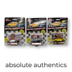 LOT 3x Vintage 1989 Racing Champions Indy Car 1:64 Die Cast Formula Race Car - Picture 1 of 5