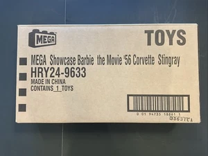 MEGA Barbie The Movie ’56 Corvette Stingray Collector Building Set HRY24 New - Picture 1 of 3
