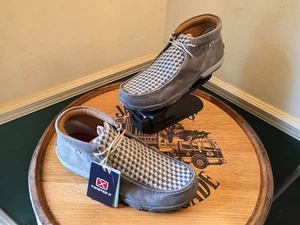 Twisted X Men's Casual Gray Driving Mocs MDM0073 - Picture 1 of 17